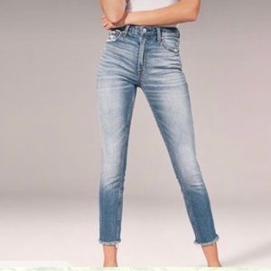 Abercrombie slim cropped jeans